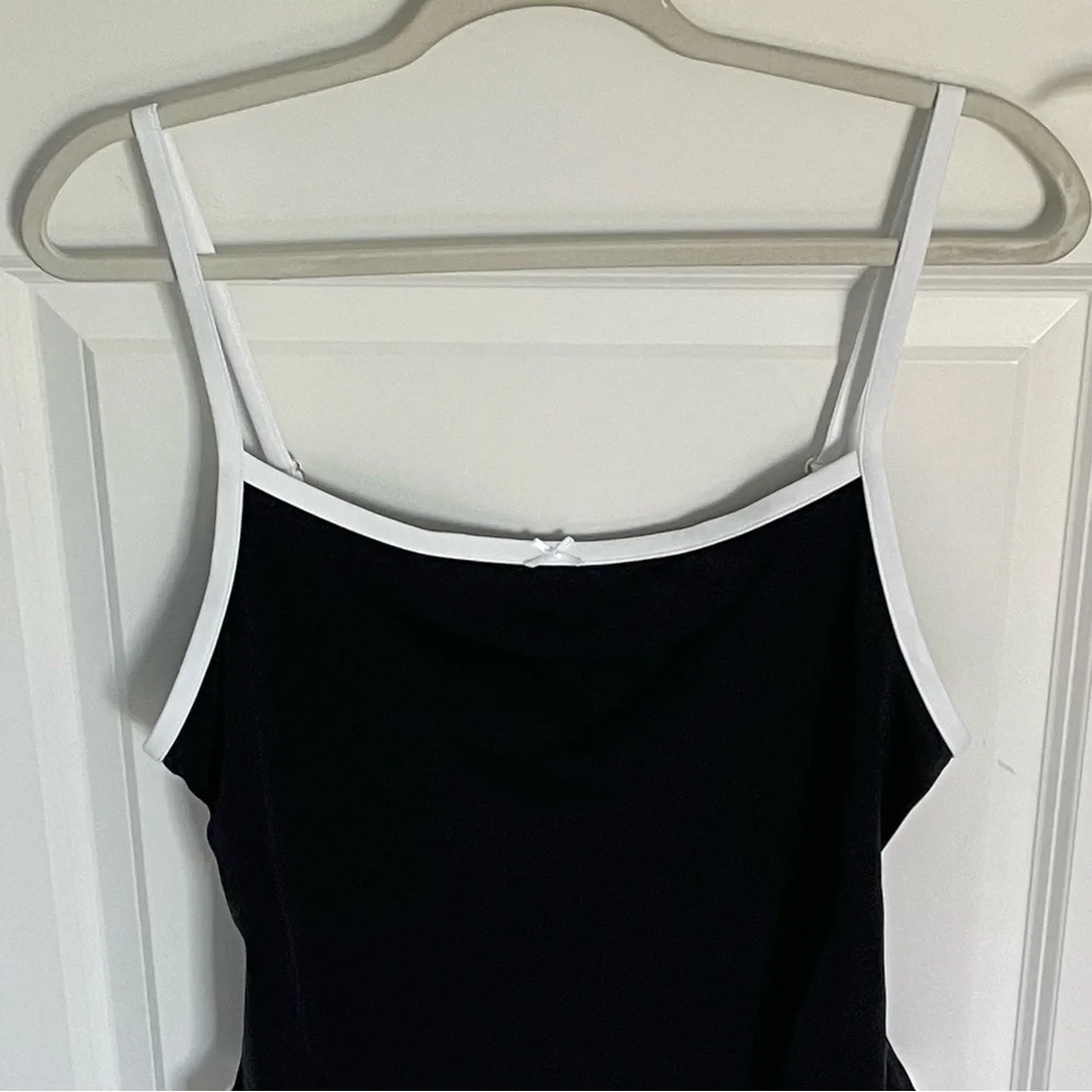 New! Pink x Frankie’s Bikinis Poppi one piece Swimsuit black binded 47343